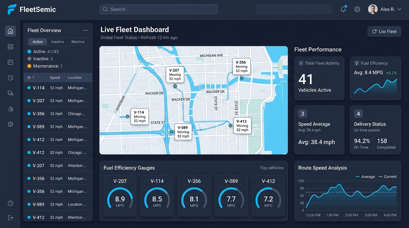 Shuttle & Campus Transit operations dashboard